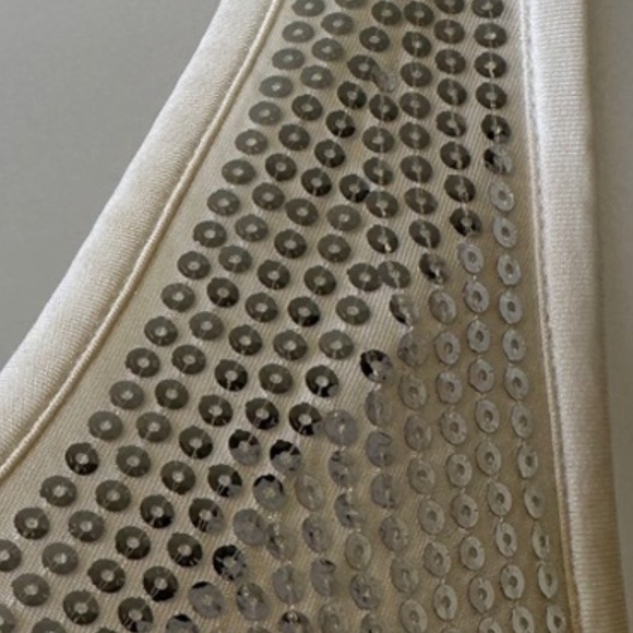 Laundry by SS LA | Pearl Sequin Pleated Valentines Sparkly Party Tank Mini Dress - Picture 15 of 16